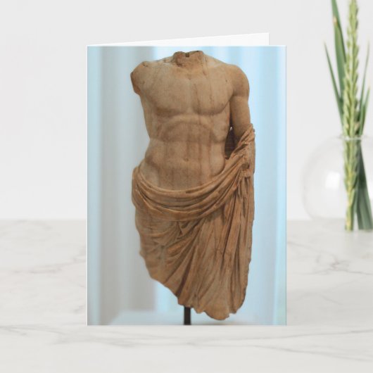Altgriechischer Marmor Torso Karte (Vorderseite)