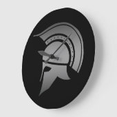 Altgriechischer Spartan Helmet Große Wanduhr (Winkel)