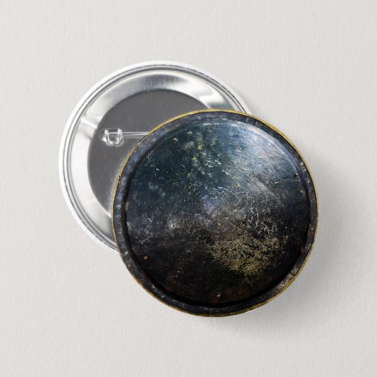 altgriechischer trojan Schildstopfen-Wappenkumpel Button (Vorne & Hinten)