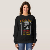 Altgriechischer Vatertag Geschichtspuffer und Grie Sweatshirt (Vorne ganz)