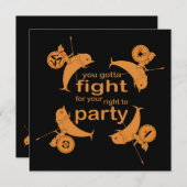 Altgriechisches Party (Symposium) Einladung (Vorne/Hinten)