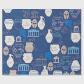 Altgriechisches Wrackpapier Geschenkpapier (Flach)