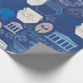 Altgriechisches Wrackpapier Geschenkpapier (Ecke)