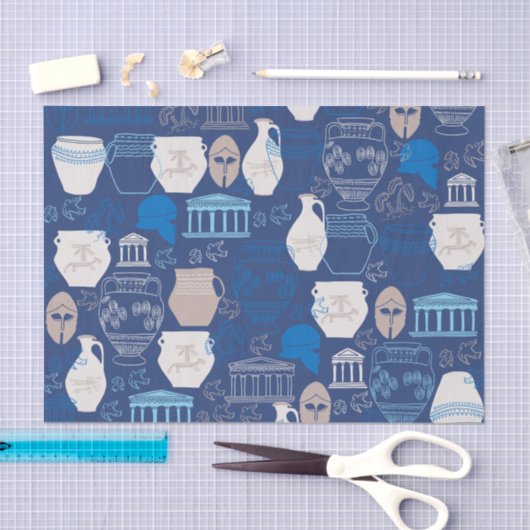 Altgriechisches Zeckenpapier Seidenpapier (Handwerk)