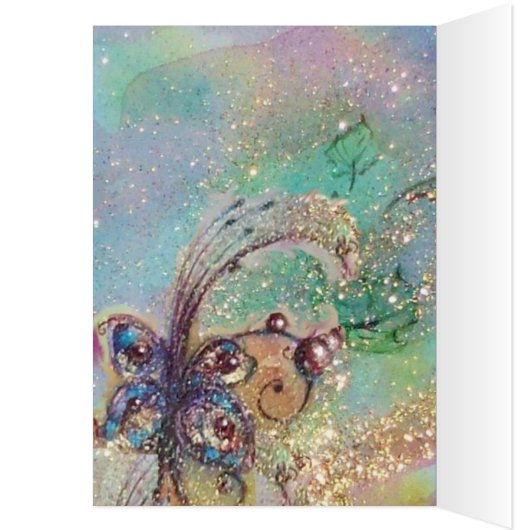 ALTHEA /Whimsical Fairy auf der rosa Blume (Innen (Links))