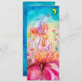 ALTHEA /Whimsical Fairy auf der rosa Blume (Vorne/Hinten)