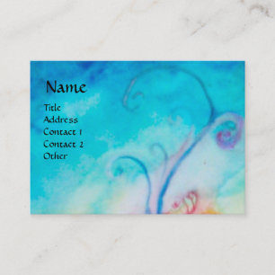 ALTHEA /Whimsical Fairy auf der rosa Blume Visitenkarte