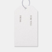 Althergebrachter Weihnachtsmann Frohe Weihnachten Geschenkanhänger (Rückseite)