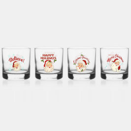 Althergebrachter Weihnachtsmann Whiskyglas
