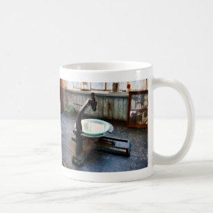 Althergebrachtes Mikroskop Kaffeetasse