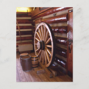 Altholzrad-Postkarte Postkarte