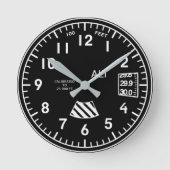 Altimeter clock runde wanduhr (Vorderseite)