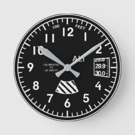 Altimeter clock runde wanduhr