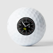 Altimeter Pilot Aviation Geek Golfball (Vorderseite)