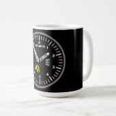 Altimeter Pilot Aviation Geek Kaffeetasse (VorderseiteRechts)