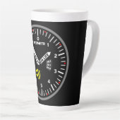 Altimeter Pilot Aviation Geek Milchtasse (Rechte Ecke)