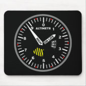 Altimeter Pilot Aviation Geek Mousepad (Vorne)