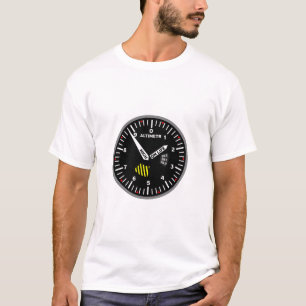 Altimeter Pilot Aviation Geek T-Shirt