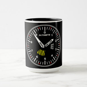 Altimeter Pilot Aviation Geek Tasse