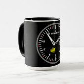 Altimeter Pilot Aviation Geek Tasse (Vorderseite Links)