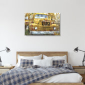 Altinternationaler LKW Leinwanddruck (Insitu (Schlafzimmer))