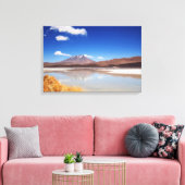 Altiplano Landschaft mit Vulkan in Bolivien Leinwanddruck (Insitu (Wohnzimmer))