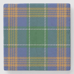 Altirisch-Taverne-Clan McAuliffe MacAuliffe Tartan Steinuntersetzer