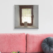 Altirisches Küchenfenster Leinwanddruck (Insitu (Wohnzimmer))