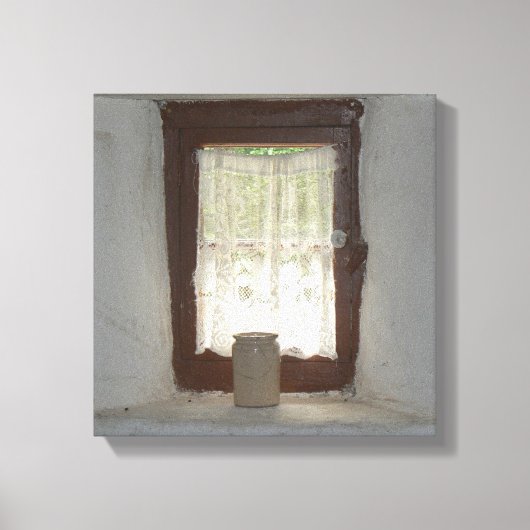 Altirisches Küchenfenster Leinwanddruck (Vorderseite)