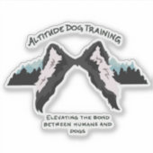 Altitude-Hundetraining-Aufkleber Aufkleber (Vorderseite)