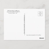 Altkap Henry Lighthouse Fort Story, Virgina Post Postkarte (Rückseite)