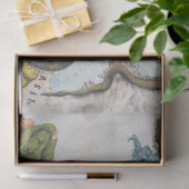 Altkartographiepapier Seidenpapier (Geschenk)