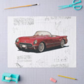 Altklassische Autos Seidenpapier (Basteln)