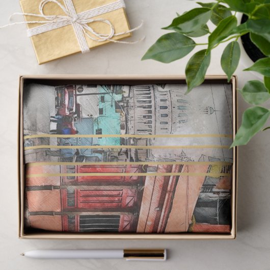 Altklassische Autos Seidenpapier (Geschenk)