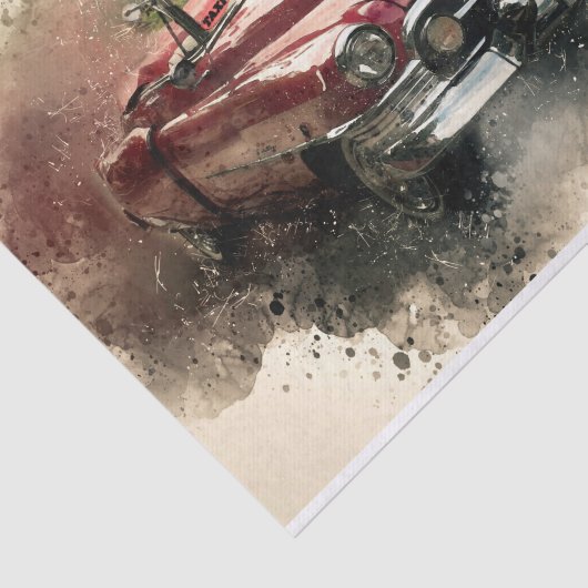 Altklassische Autos Seidenpapier (Ausschnitt)