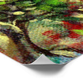 ALTLANDWIRTSCHAFT IN DER TUSKANISCHEN LANDSCHAFT POSTER (Ecke)