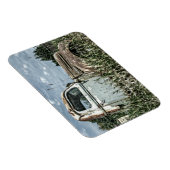 Altlaster - Vintages, robustes Nutzfahrzeug Magnet (Rechte Seite)