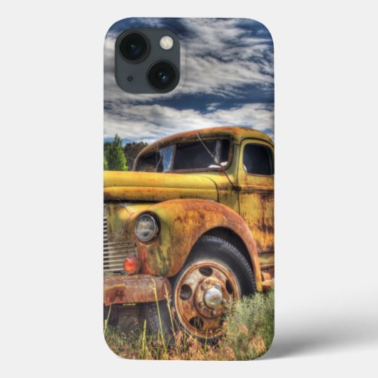 Altlastwagen auf dem Feld verlassen Case-Mate iPhone Hülle (Rückseite)