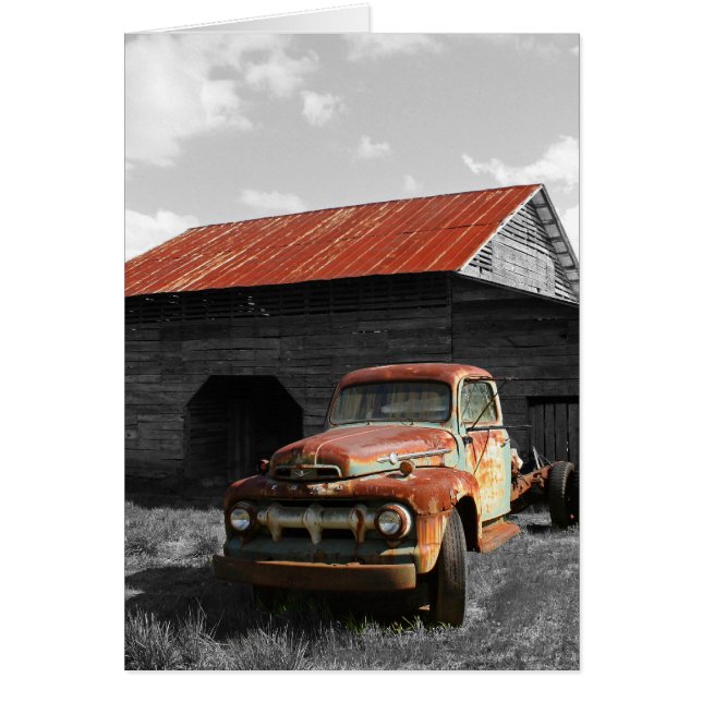 Altlastwagen b/w (Vorne)