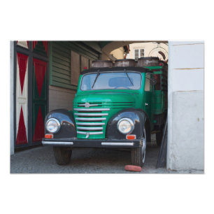 Altlastwagen mit Bier - Druck