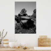 Altlastwagen Poster (Küche)