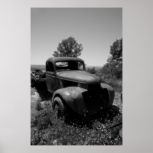 Altlastwagen Poster (Vorne)