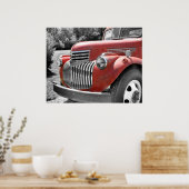 Altlastwagen Poster (Küche)