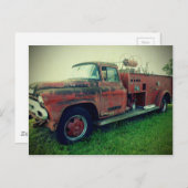 Altlastwagen Postkarte (Vorne/Hinten)
