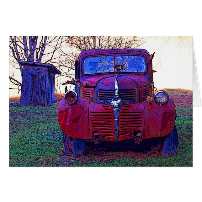 Altlastwagen und Outhouse (Vorderseite (Horizontal))