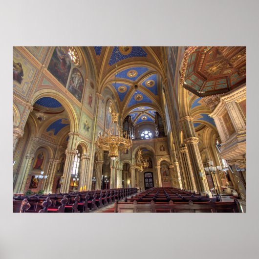 Altlerchenfelder Kirche Wien Poster (Vorne)