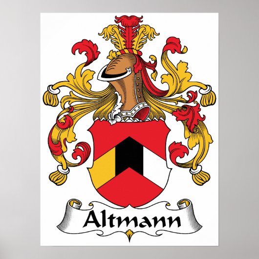 Altmann-Familienwappen Poster (Vorne)