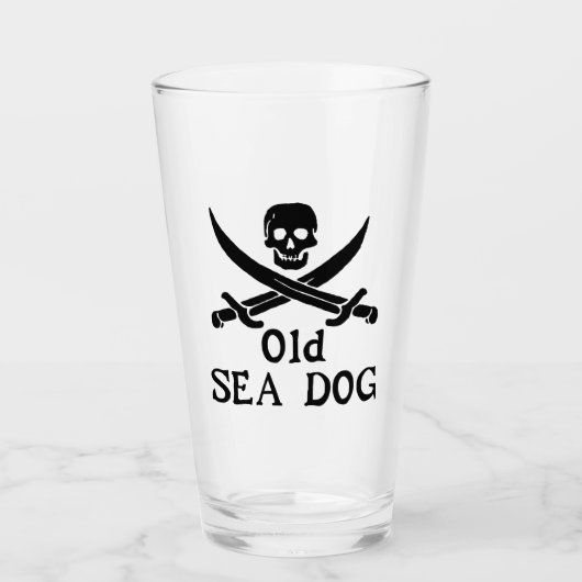 Altmeerhund Glas (Vorderseite)