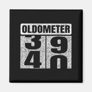 Altmesser &#; -40 40. Geburtstag 40 Jahre alt Lust Magnet