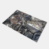 Altmetall Fußmatte (Schrägansicht)